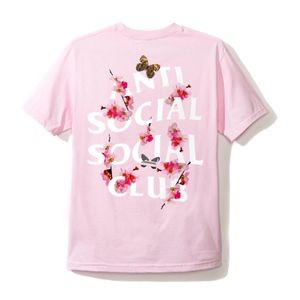 Anti Social Social Club Kkoch Pink Tee